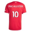 Nogometni Dres Liverpool Mac Allister 10 Domaći 2025-26 Nogometni Dres Liverpool Mac Allister 10 Domaći 2025-26